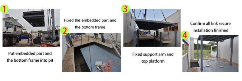 Basement Parking Garage Hydraulic Car Elevator (SJG)