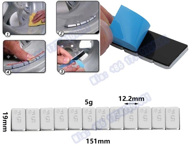 Wheel Counterweight Adhesive Wheel Tyre Tire Balance Weights for Car Wheel Rim