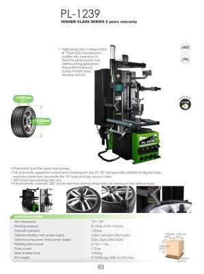 Puli LCD 30&quot; Hydraulic Tire Changer CE Price Pl-1239 High Class Auto Maintenance Repair Equipment on Sale