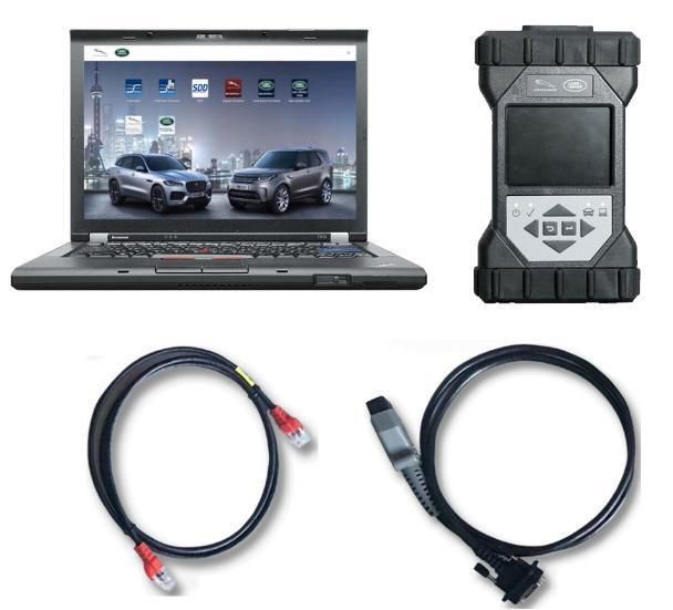 Jlr Doip Vci Sdd Pathfinder Interface for Jaguar Land Rover Diagnostic Tool Jlr Vci From 2005 to 2022 with Lenovo T420 Laptop