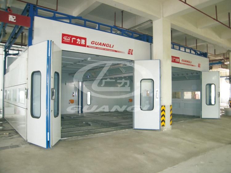 High Quality Used Auto Body Works Painting Line Booth with 3D Moveable Infrared Light