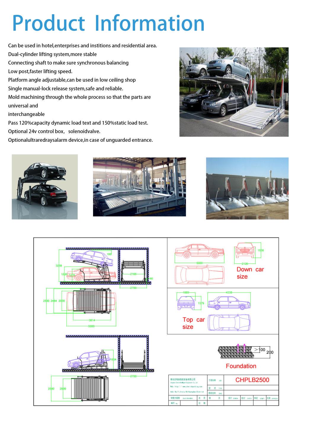 Tilting Car Parking Lift