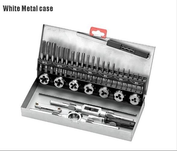 32PCS Auto Hand Metric HSS Tap and Die Set