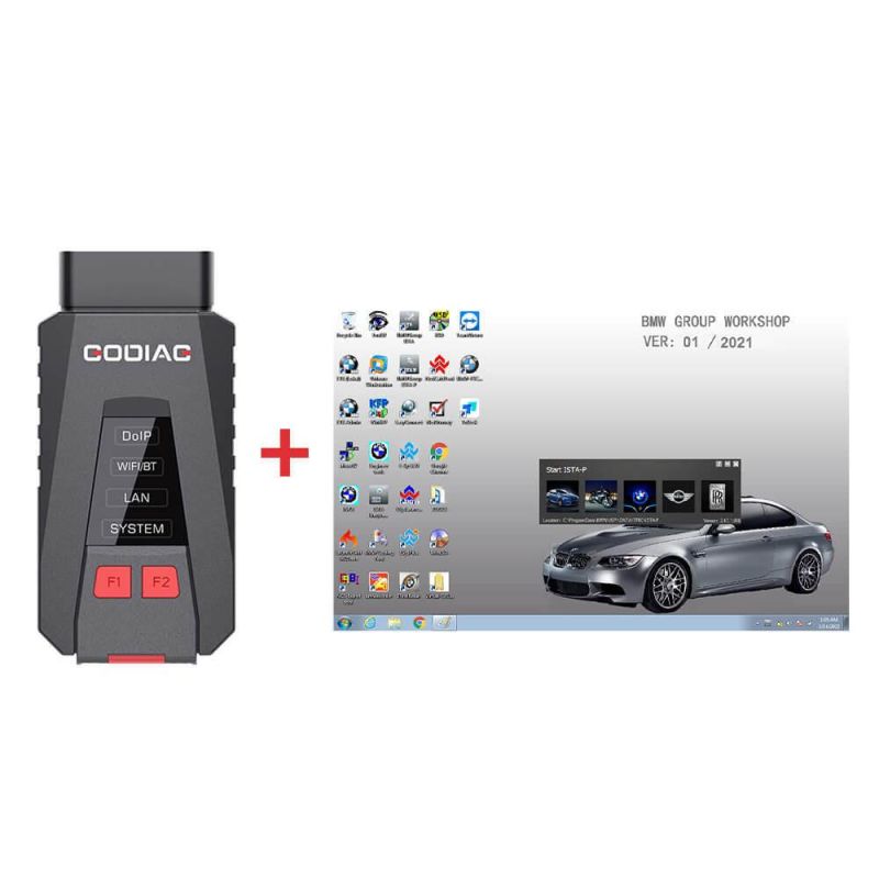 Godiag V600-Bm BMW Diagnostic and Programming Tool with V2021.6 Software Ista-D 4.29.20 Ista-P 3.68.0.0008 500GB HDD