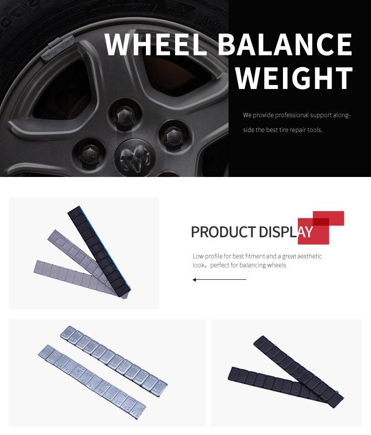 China Wholesale Stick on Adhesive Wheel Blancing Weights Tyre Balance Weight