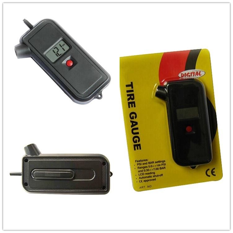 2 in 1 LCD Portable Mini 100psi Digital Tire Wheel Depth and Pressure Gauge Tester