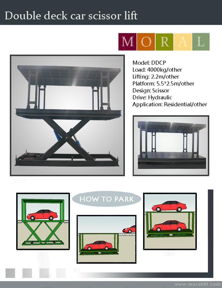 Hydraulic Submersed Car Lift Platform with CE