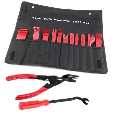 13PCS Portable Auto Car Radio Panel Door Clip Panel Trim Dash Audio Removal Installer Pry Kit Repair Tool