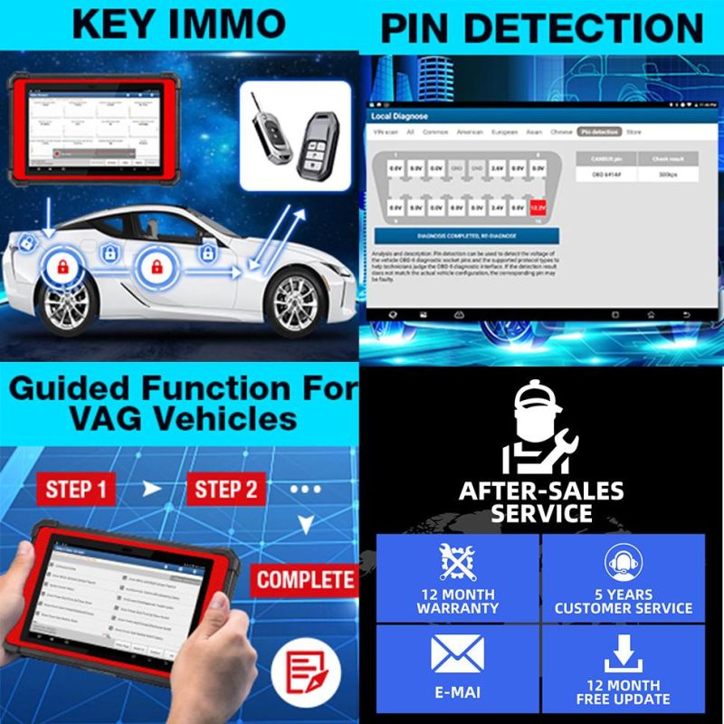 Launch X431 Pad V X431 Pad5 with Smartbox 3.0 Automotive Diagnostic Tool Support Online Coding and Programming 1 Year Free Update Online