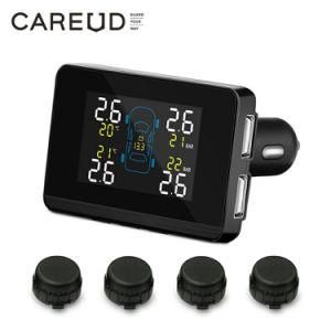 TPMS Sensor Tire Pressure Monitoring 100 Psi TPMS Waterproof, USB TPMS