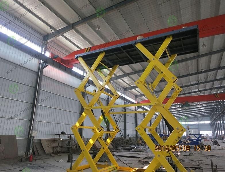 3000kg Hydraulic Scissor Car Parking Lift for Home Garage