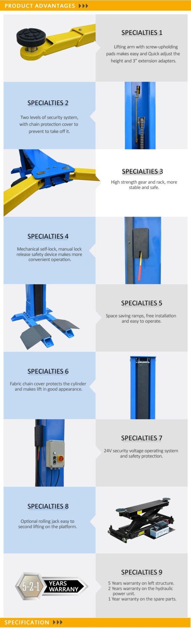 Full Rise Four Cylinders Scissors Vehicle Lift with Alignment (PX12A)