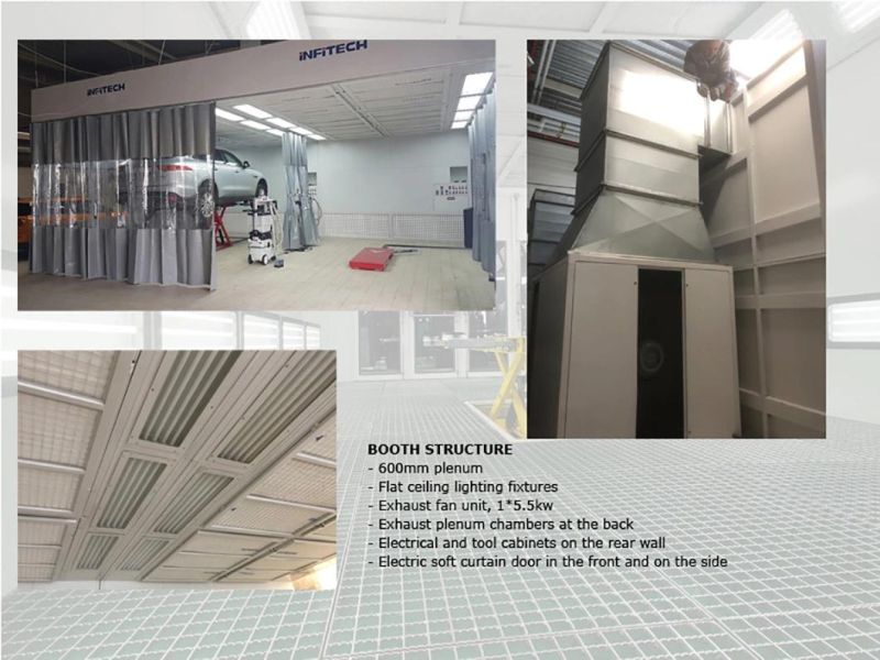 High Efficiency Spraying Paint Cabin for Car Body Shops