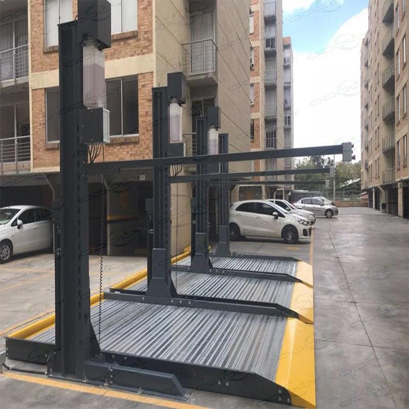 CE Hydraulic Stacker Parking 2 Post Car Lift for Sale