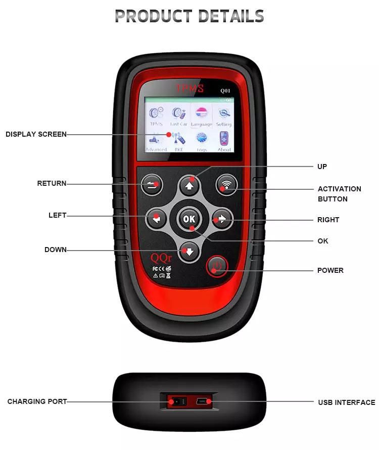 Universal Programmable TPMS Sensor Auto Diagnostic Tool