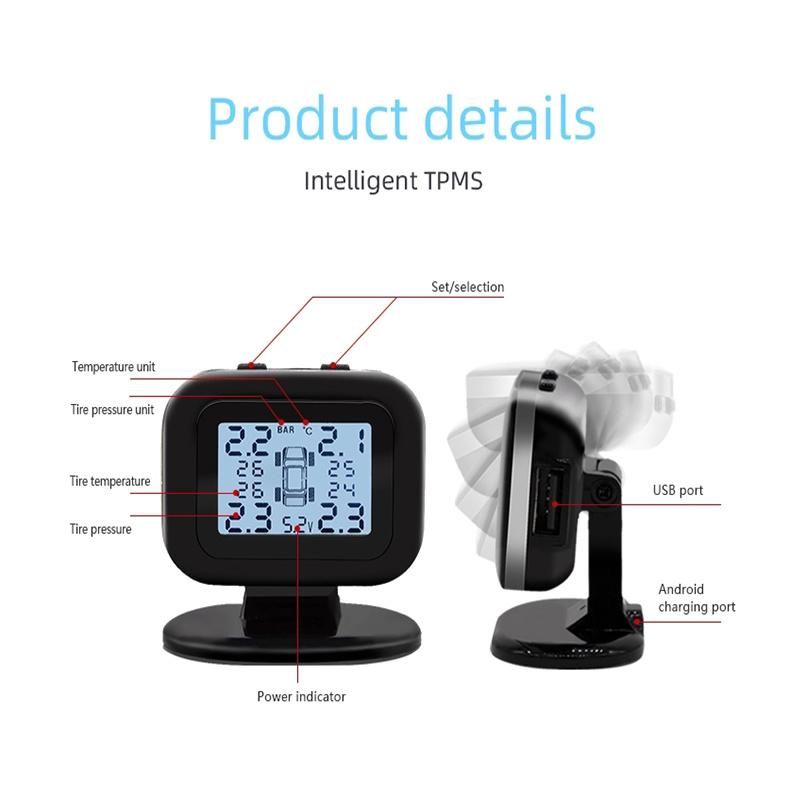 Mini Tire Pressure Monitoring System TPMS Internal Senor Wireless