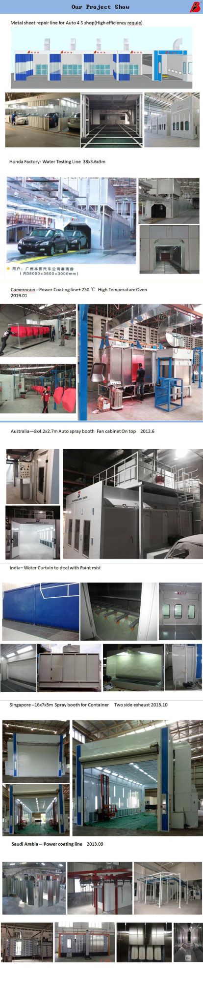 China Cheap Big Bus Paint Booth Luxury Spray Baking Oven China Top One Spray Booth Manufacturer Bzb Brand Painting Room