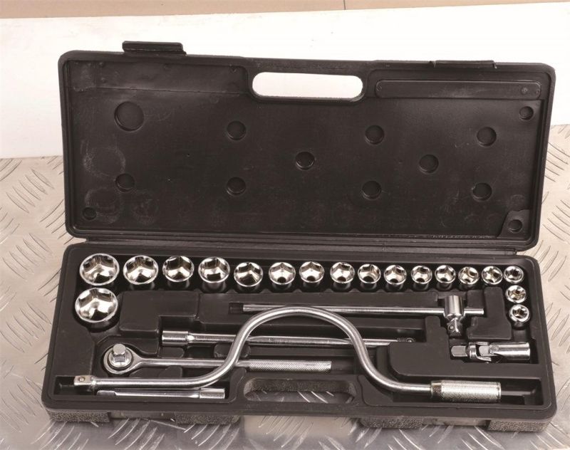 25PCS Professional Maintenance Hand Tool Set 1/2" Drive Socket Set