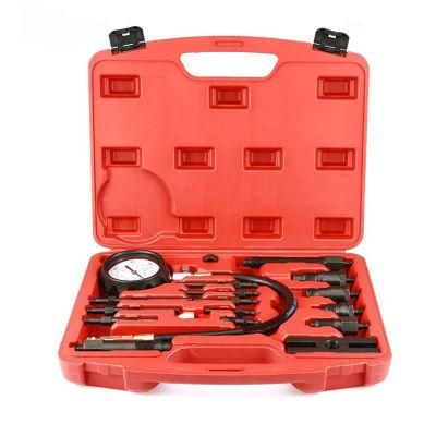 17 PCS Auto Diagnostic Tool Diesel Engine Compression Test Kit