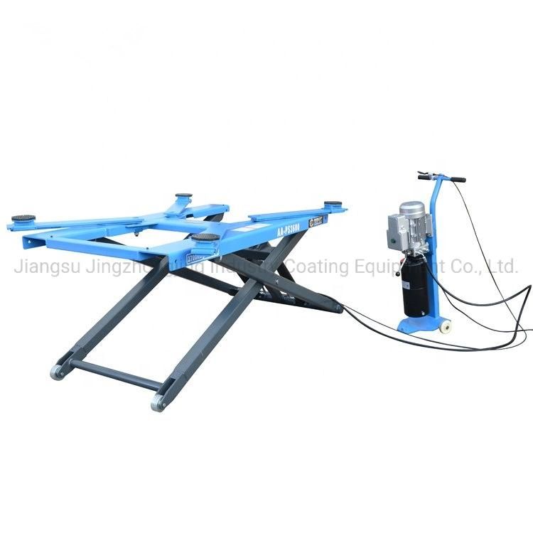 Repair Shop Used Portable Inground Hydraulic Auto Scissor Car Lift with CE Certification