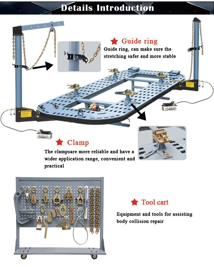 Ozm-3200 CE Approved Cheap Car Bench Auto Body Frame Machine