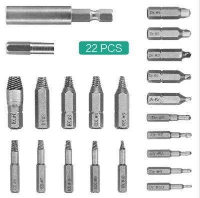 21 Piece Profi Bolt / Threaded End, Stud Removal Tool Set