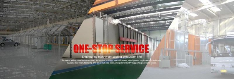 Low Power Consumption Diesel Powere Coating Line Power Coating Booth