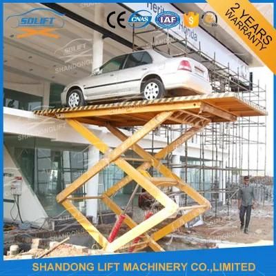 Hydraulic Scissor Car Display Platform with Ce