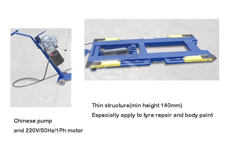 Perfect Quality Vehicle Lifter Car Scissor Lift with Ce and ISO9001