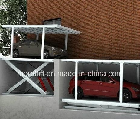 Hydraulic Double Deck Parking Lift for Car with CE