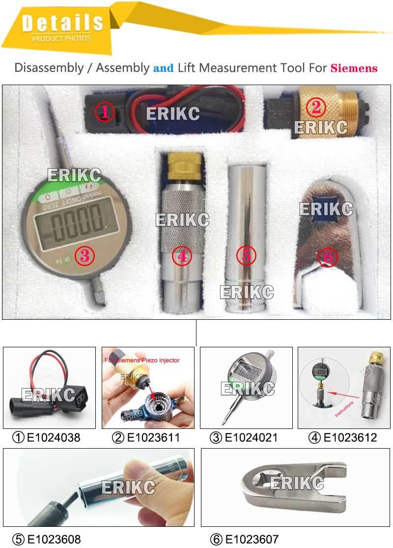 Erikc Common Rail Injector Disassembly Tools E1023613 Diesel Injector Repair Tools for Siemens Piezo Injector