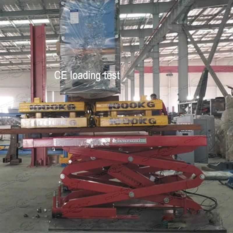 3000kg/3500kg in Ground Scissor Car Lift with CE Promotion