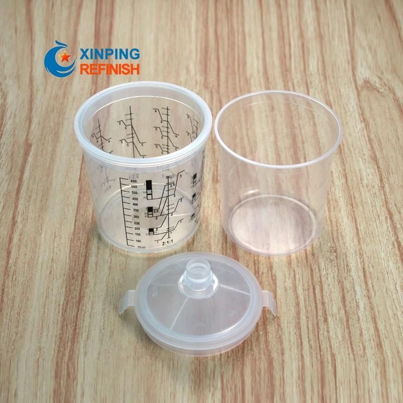 New Design Paint Preparation System Spray Disposable Paint Mixing Cup