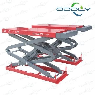 3000kg/3500kg in Ground Scissor Car Lift with CE Promotion