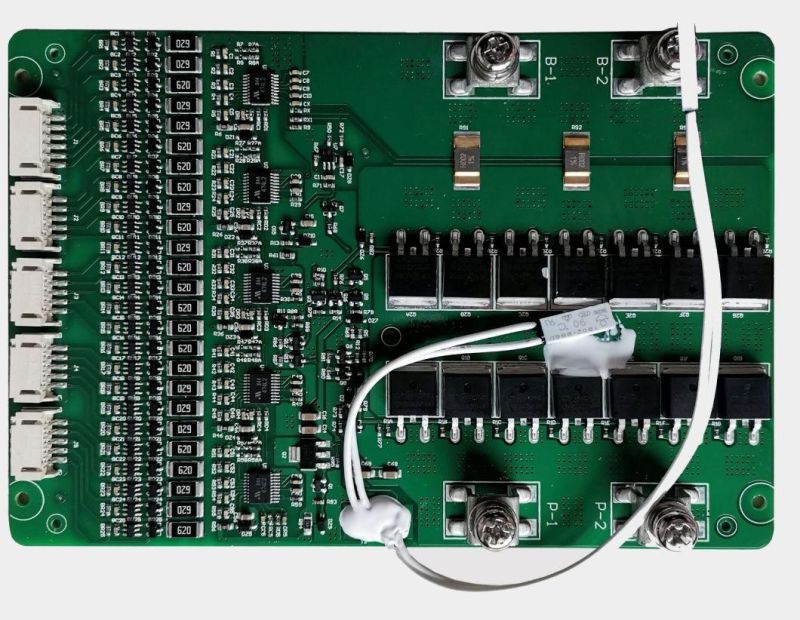 Smart BMS 4s 8s 10s 12s 14s 15s for LiFePO4 Battery 12V 24V 100A/120A/150A/200A with Bt/Uart/RS485/Canbus/Smbus and Cell Balance Function