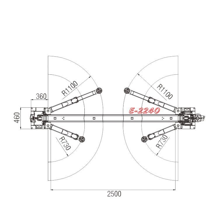 Vico Tire Shop Auto Body Repair Hoist Car Lift