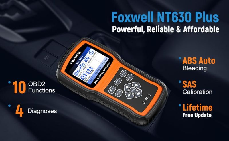 Foxwell Nt630 Plus OBD2 Automotive Scanner Engine Check ABS SRS Airbag Sas Reset Crash Data Odb OBD 2 Auto Car Diagnostic Tool