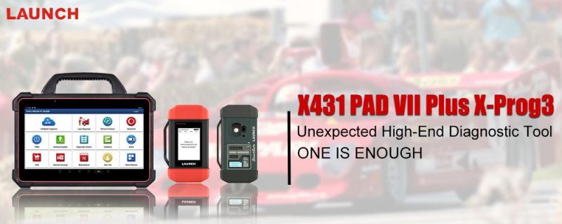 Launch X-431 Pad VII Pad 7 Plus X-Prog 3 Full System Diagnostic Tool Support Key & Online Coding Programming and Adas Calibration