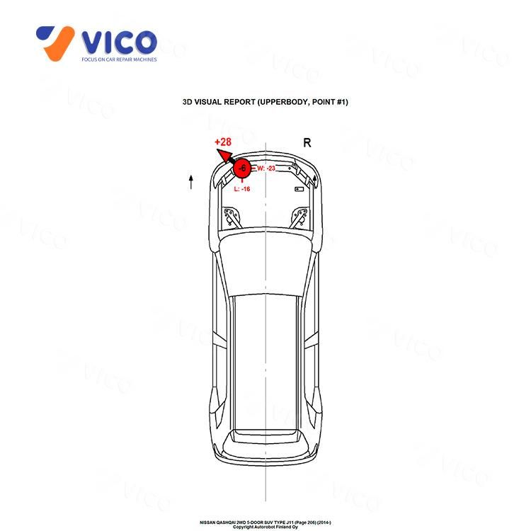 3D Electronic Measuring Instrument Collision Center Garage Equipment