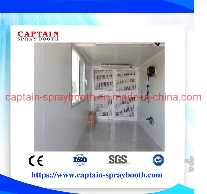 Customized 40hq Conatiner with Water Curtain Booth High Temperature Booth