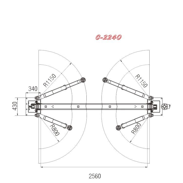 Vico 2 Post Car Lift Vehicle Hoist Auto Repair Equipment