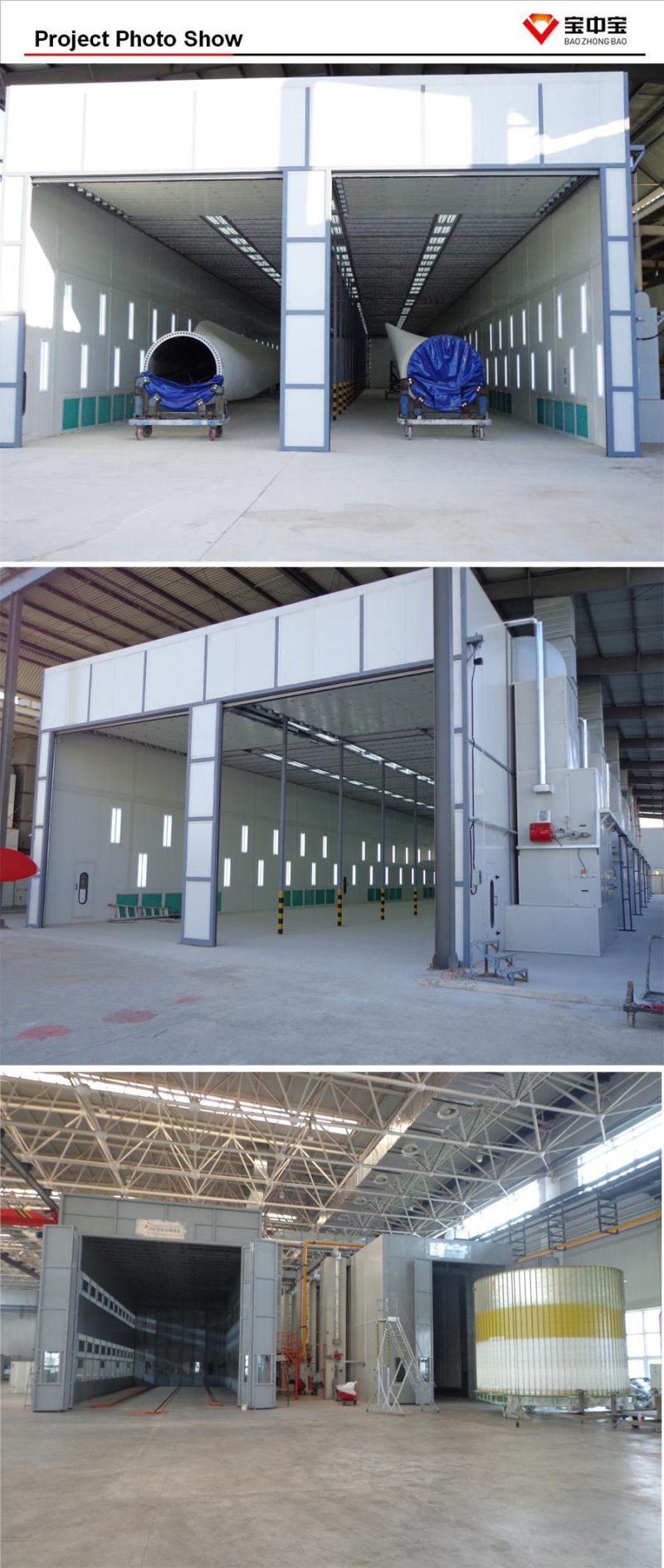 Wind Power: Spraybooths for Blades and Nacelles China Spray Booth