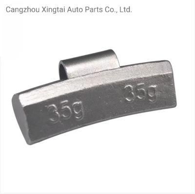 Pb Lead Material Clip-on Wheel Balance Weights for Steel Rims