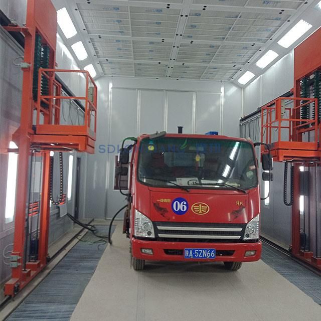 Industrial Truck Paint Booth Oven Bus Spray Paint Oven with Diesel Heating for Sale