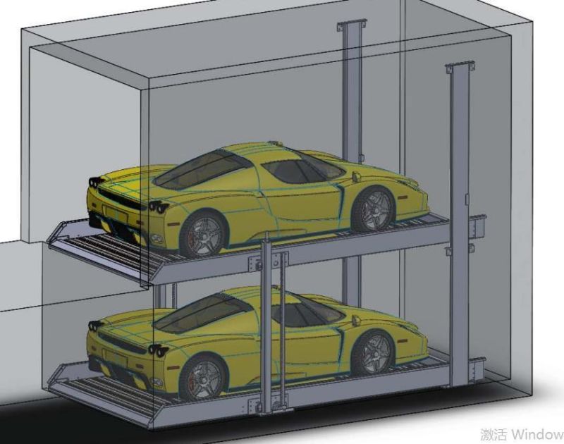 Pit Parking Lift Underground Car Hoist