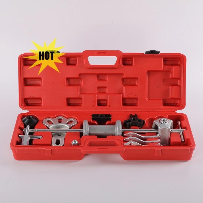 Viktec 9-Way Slide Hammer Puller Set, Front Wheel Hub Bearing Remover & Rear Wheel Axle Hub Dent Shaft Puller Tool Kit