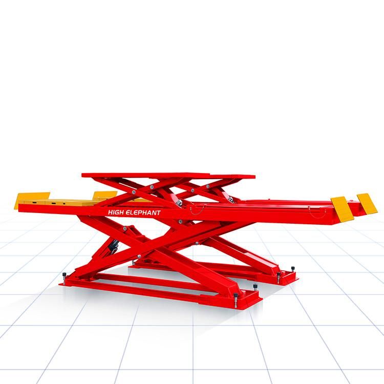 Ultrathin Double Level Scissor Lift Alignment Car Lift He4021