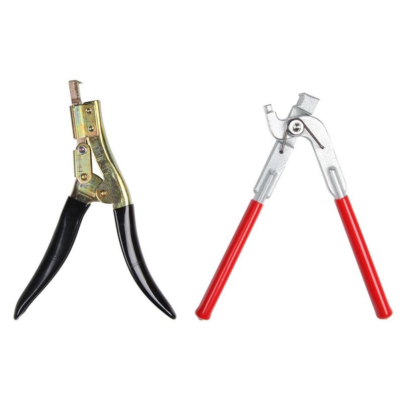 Viktec Pliers C - Closing Header Tool (1 Closing Header, 1 Tab Lifter) Radiator Repair Kit (VT17101)