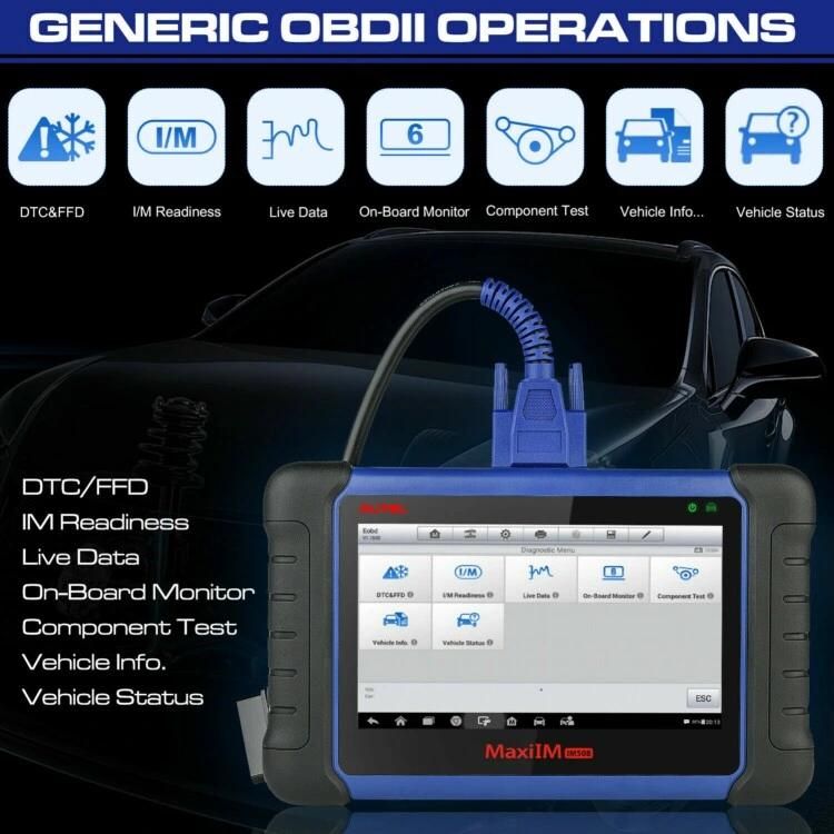 2022 Advanced Autel Maxiim Im508 Cars Key Programmer Im 508 XP400 IMMO Key Programming Escaner Auro Otosys Im100 Diagnostic Tool