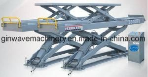 Scissor Car Lift Underground Type with Secondary Lifting Jack